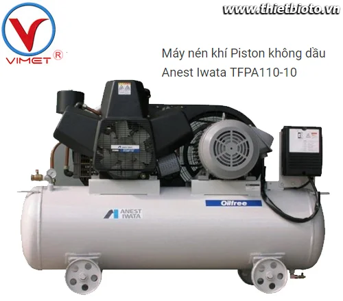Máy nén khí Piston không dầu Anest Iwata TFPA110-10