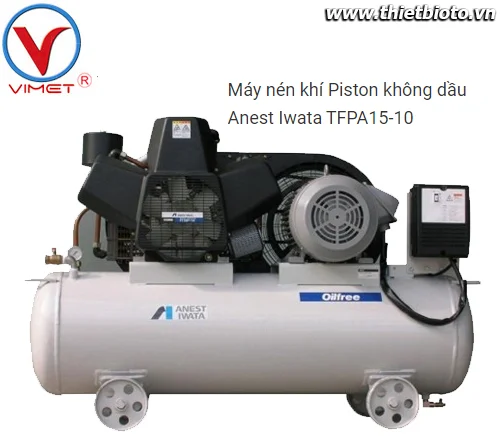 Máy nén khí Piston không dầu Anest Iwata TFPA15-10