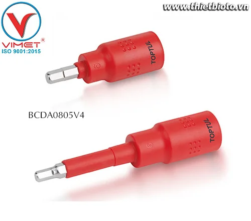 Mũi vít lục giác 1/4" cách điện Toptul BCDA0805V4