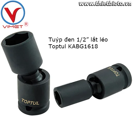 Tuýp đen 1/2" lắt léo Toptul KABG1618(ngưng sản xuất)