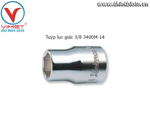 Tuýp lục giác 3/8 3400M-14