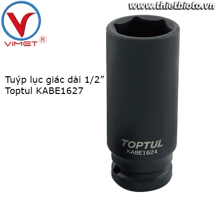 Tuýp lục giác dài 1/2" Toptul KABE1627