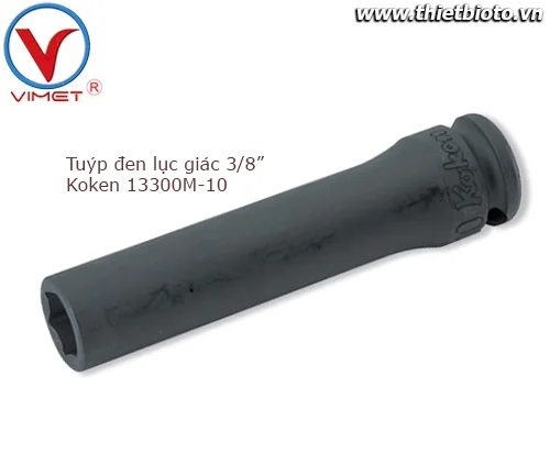 Tuýp đen lục giác 3/8" Koken 13300M-10