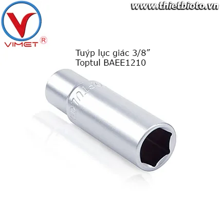 Tuýp lục giác 3/8" Toptul BAEE1210