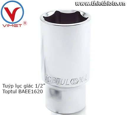 Tuýp lục giác dài 1/2" Toptul BAEE1620