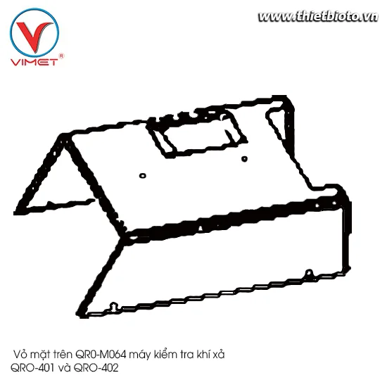 Vỏ mặt trên máy kiểm tra khí xả QRO-401 và QRO-402
